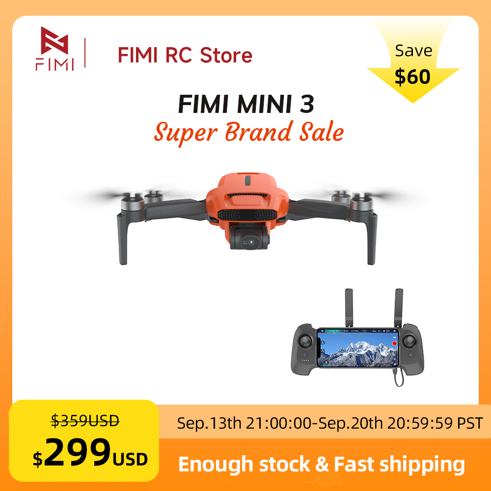 Drone Gimbal 3 Axis - FIMI MINI 3 Kamera-Drohne 4K 60fps